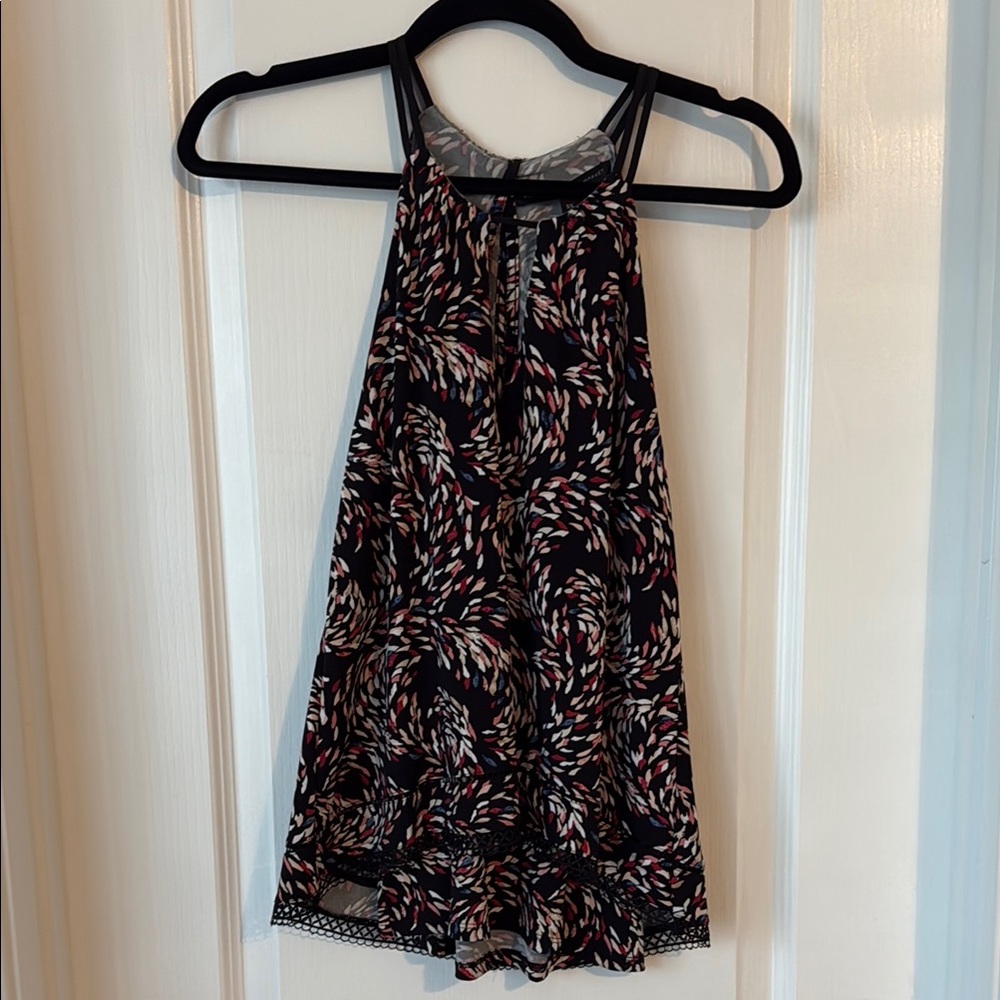 White House Black Market Multicolor Patterned Top